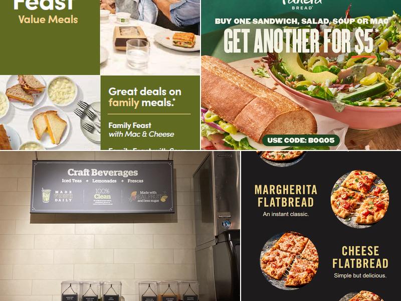 Panera Bread Menu