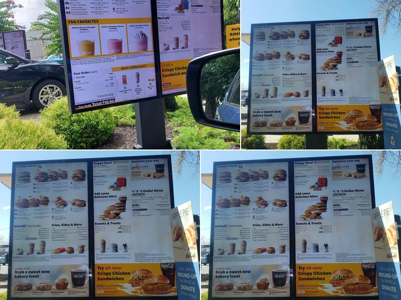 McDonald's Menu