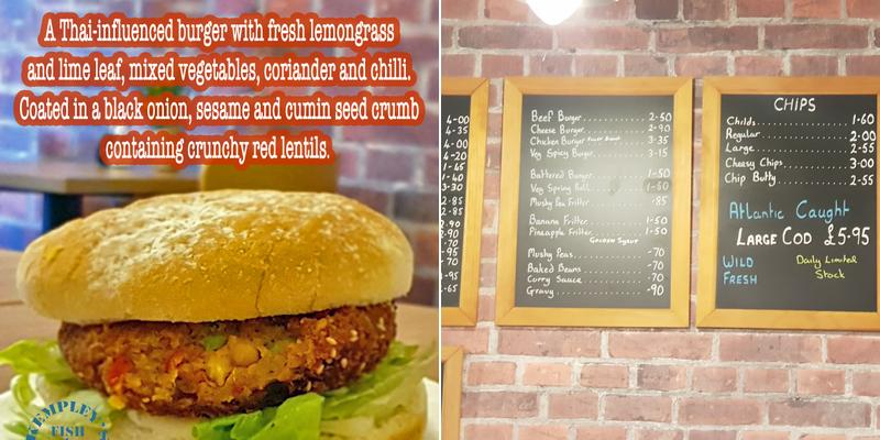 Kempley's Catch Menu