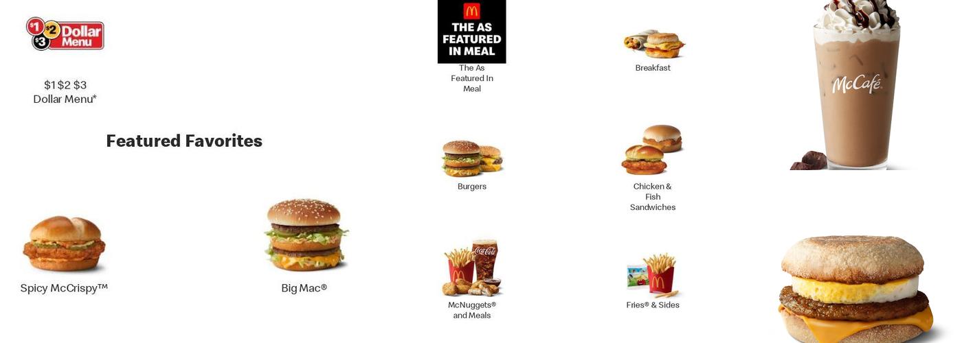 McDonald's Menu