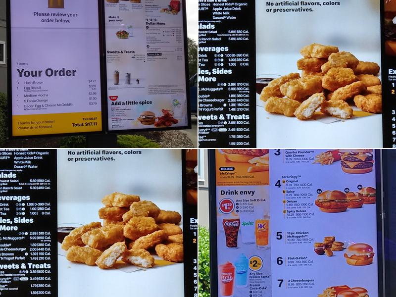 McDonald's Menu