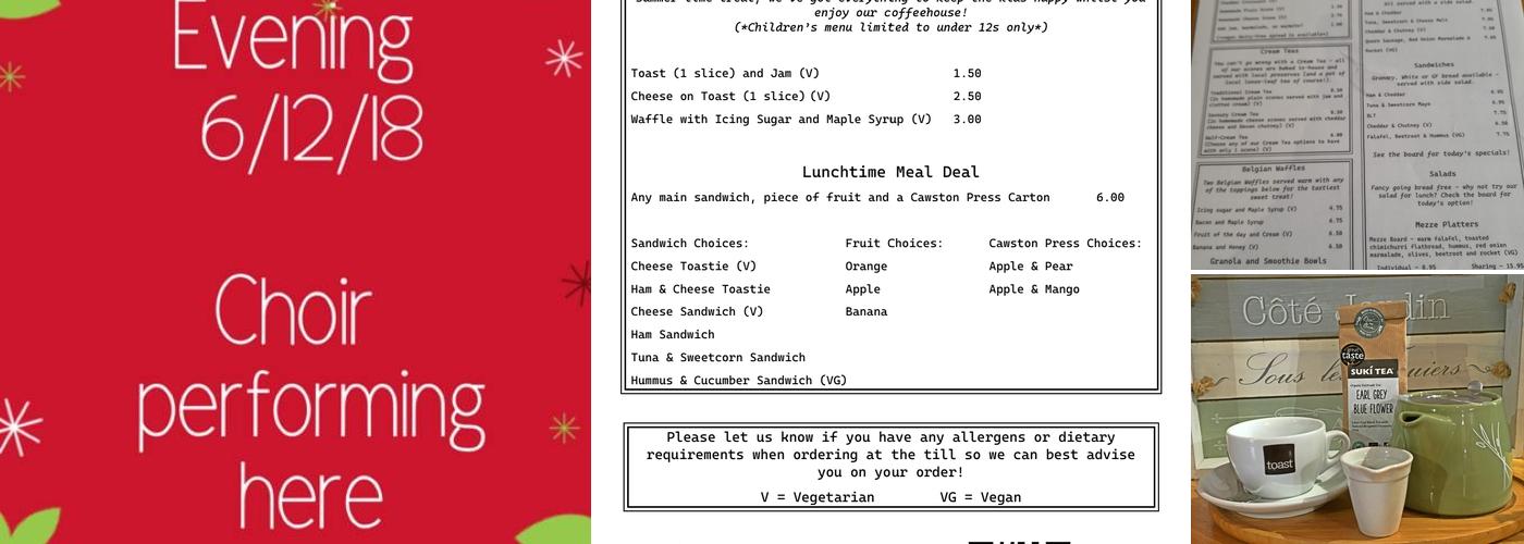 Let's Toast Coffeehouse Menu