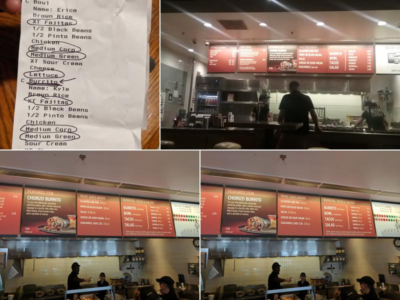 Chipotle Mexican Grill Menu