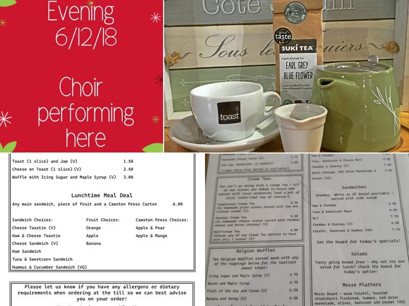 Let's Toast Coffeehouse Menu