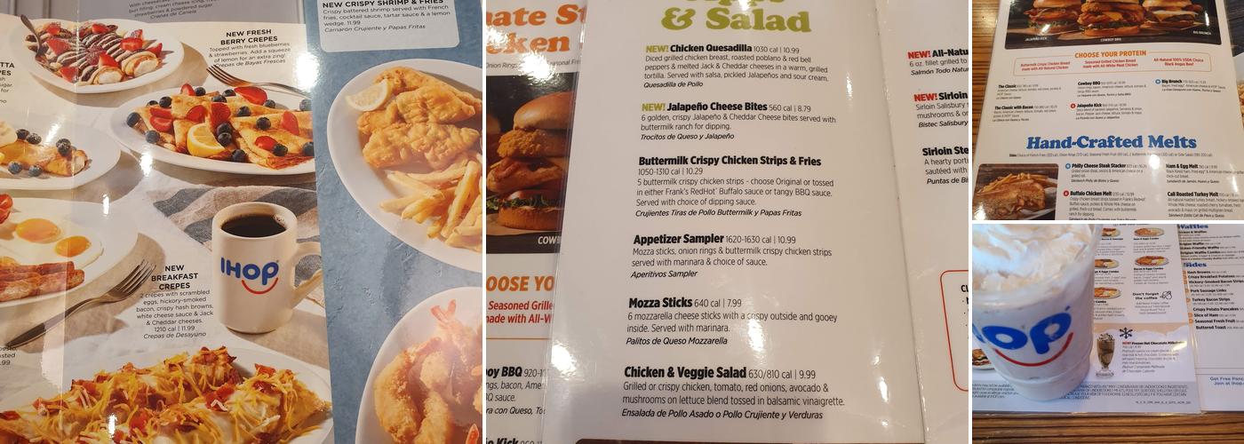 IHOP Menu