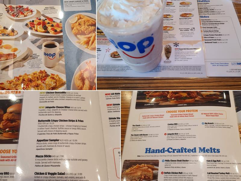IHOP Menu