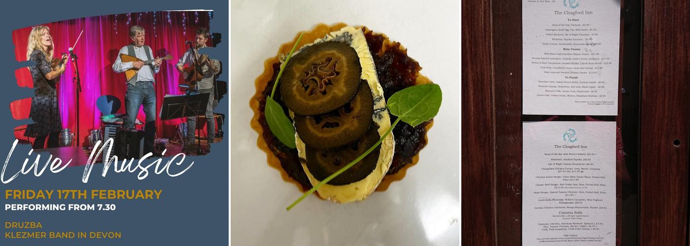 The Chagford Inn Menu