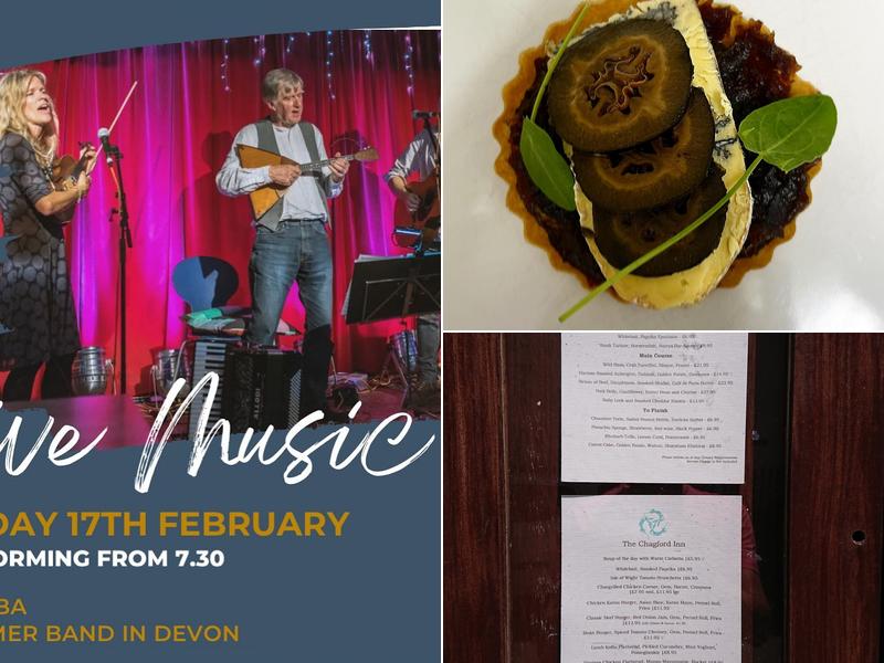 The Chagford Inn Menu