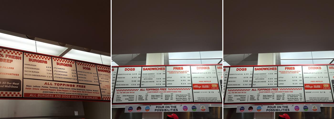 Five Guys Menu