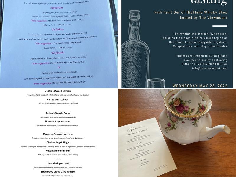 THE VIEWMOUNT 5 Star Menu