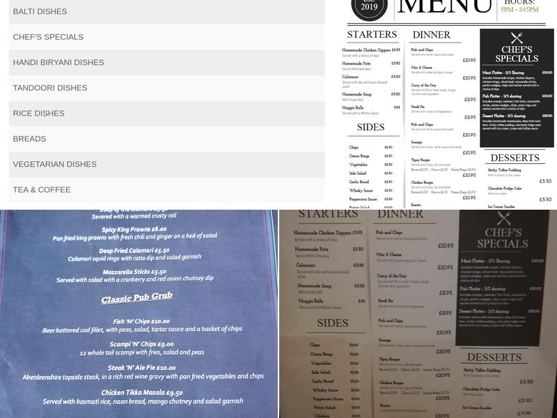Royal Tandoori Menu