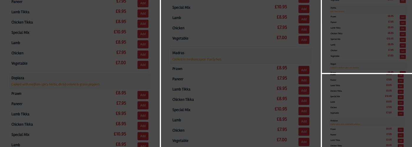 Peri Peri Palace Menu