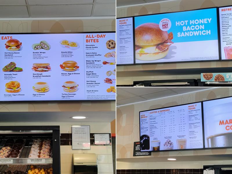 Dunkin' Menu