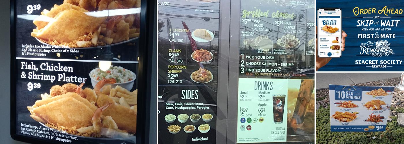 Long John Silver's Menu
