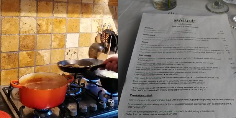 Woburn Brasserie Menu