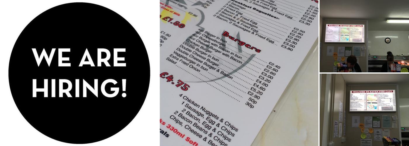 Haven Fish Café Menu