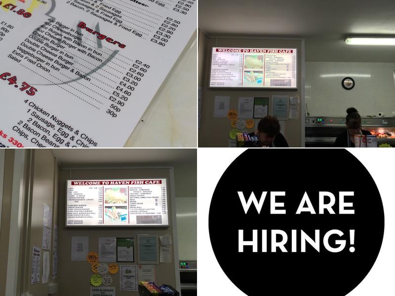 Haven Fish Café Menu