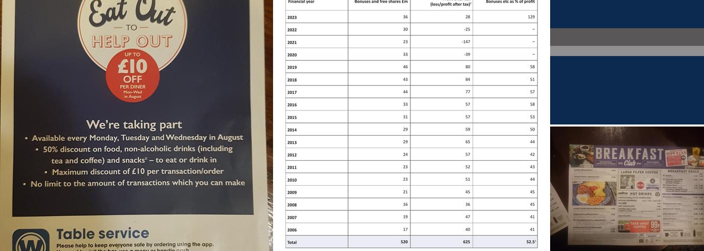 The Weeping Ash Menu