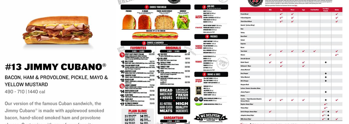 Jimmy John's Menu
