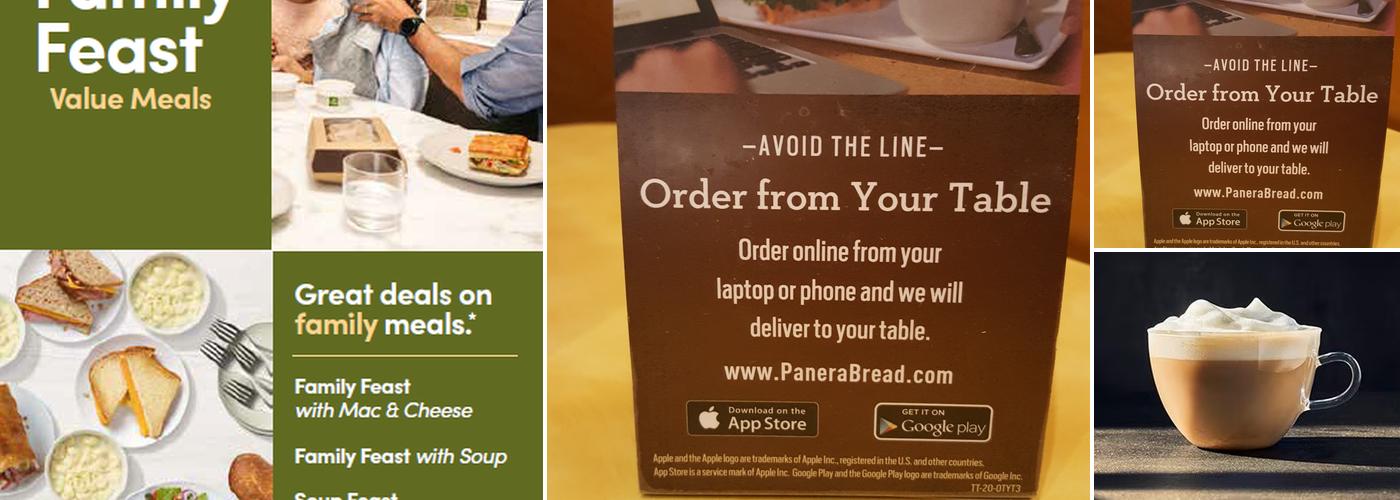 Panera Bread Menu