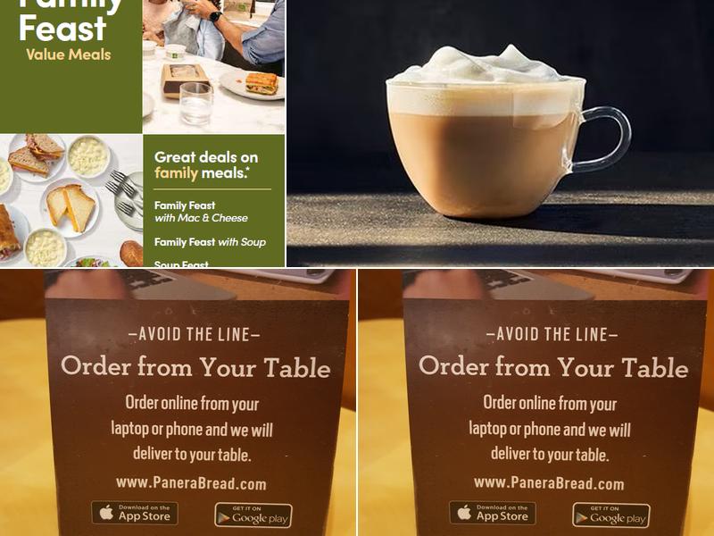 Panera Bread Menu