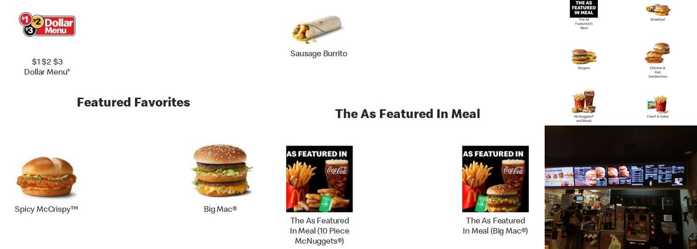 McDonald's Menu