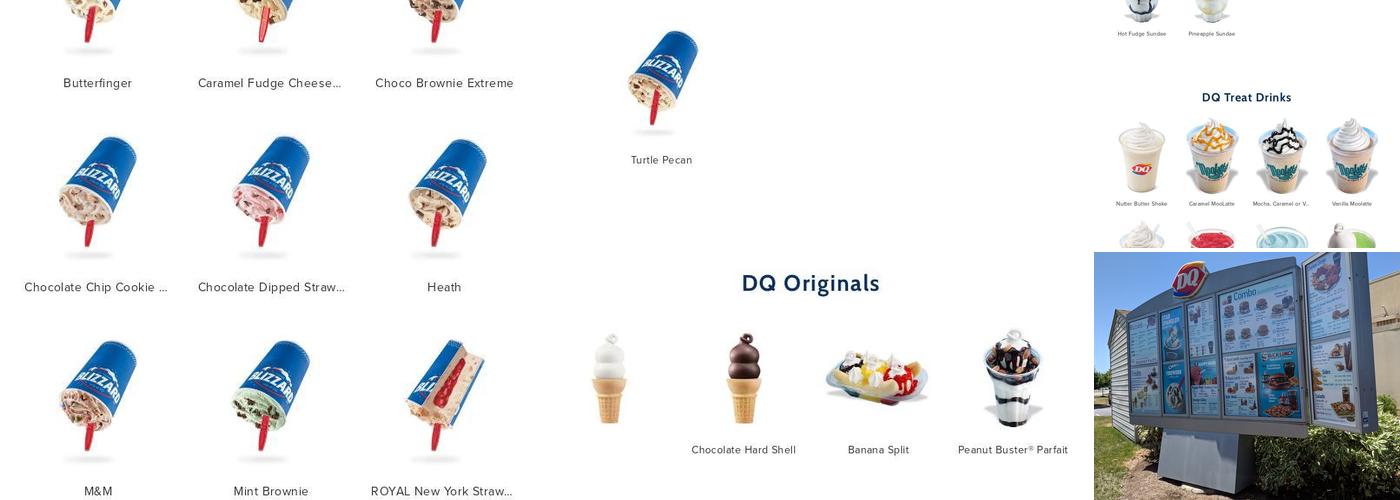 Dairy Queen Menu