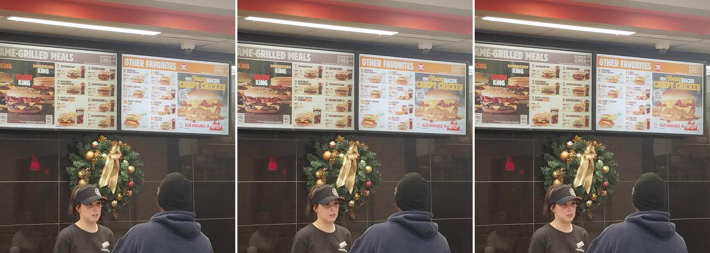 Burger King Menu