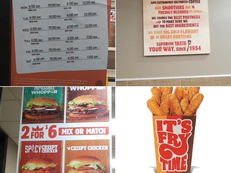 Burger King Menu
