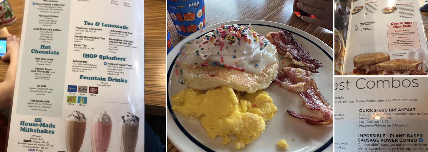 IHOP Menu