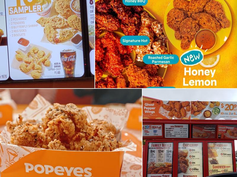 Popeyes Louisiana Kitchen Menu