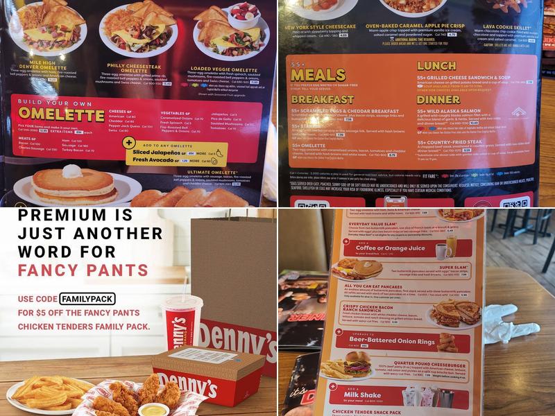 Denny's Restaurant Menu