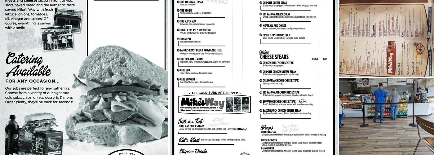 Jersey Mike's Subs Menu
