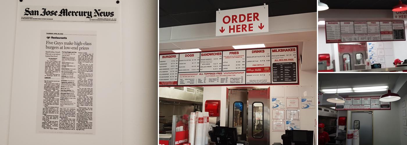 Five Guys Menu