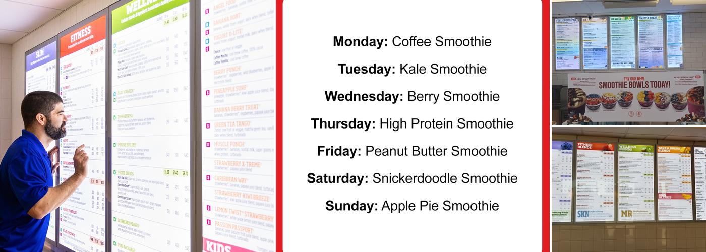 Smoothie King Menu