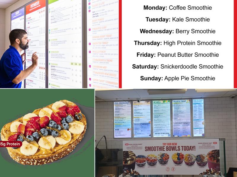 Smoothie King Menu