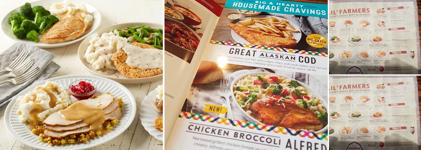 Bob Evans Menu
