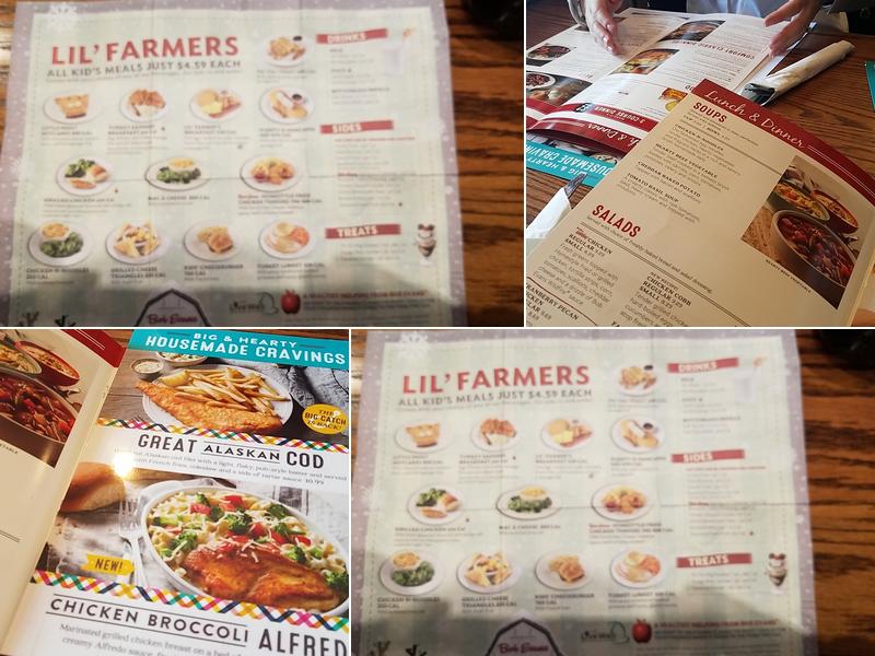 Bob Evans Menu