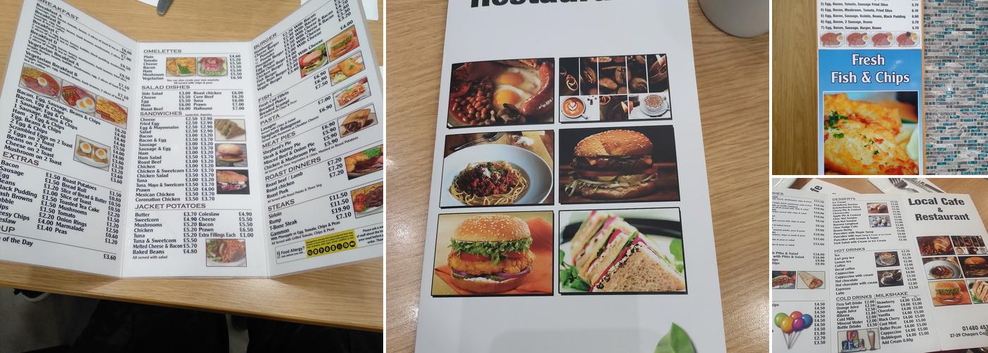 Local Cafe Menu