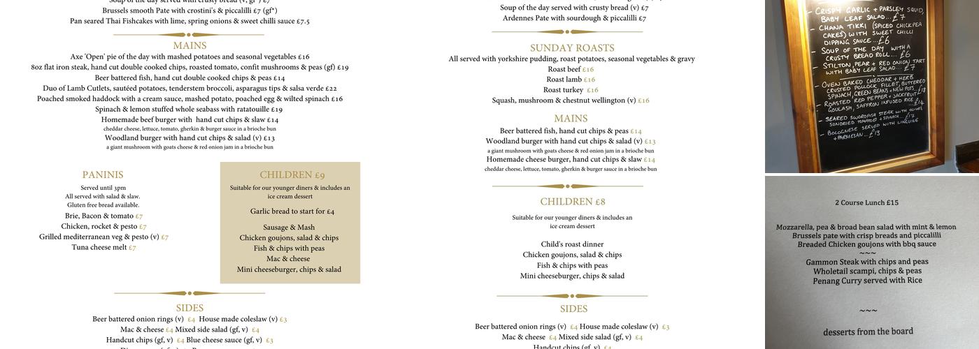 Axe and Compass Menu