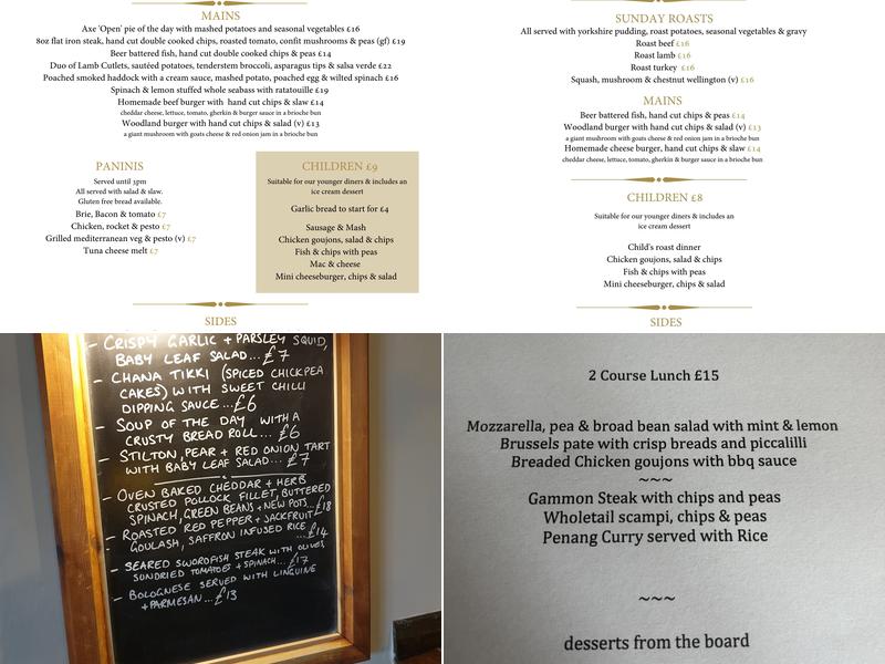 Axe and Compass Menu