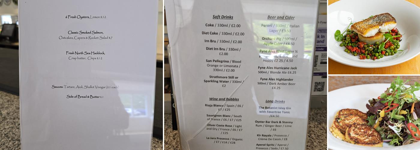 Loch Fyne Oysters Menu