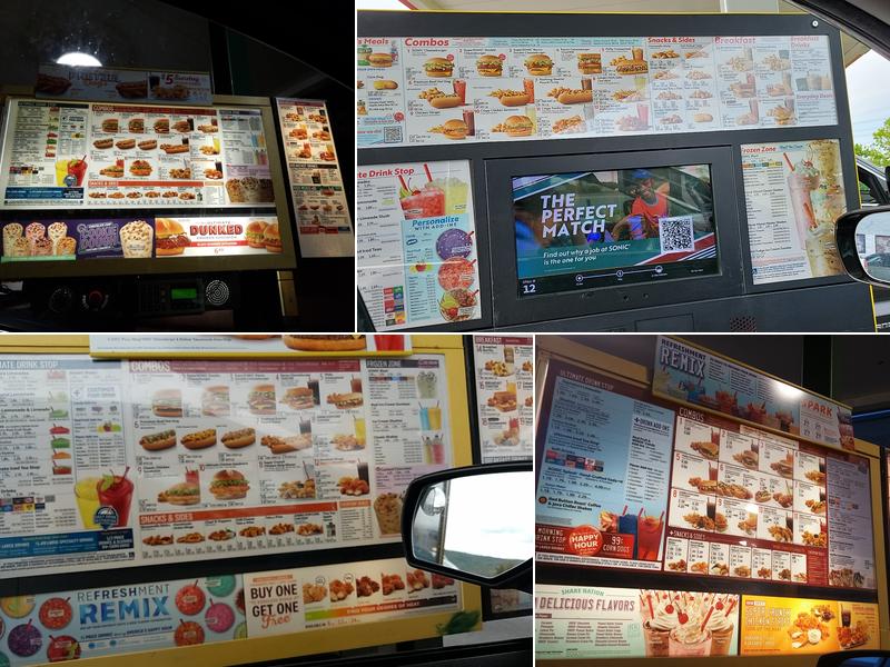 Sonic Drive-In Menu