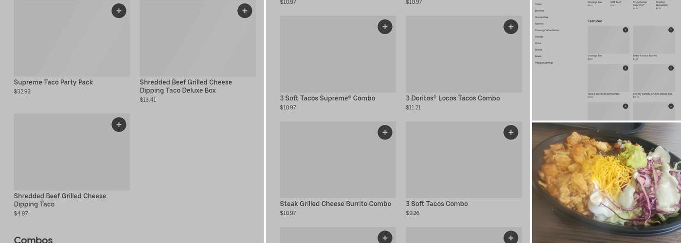 Taco Bell Menu