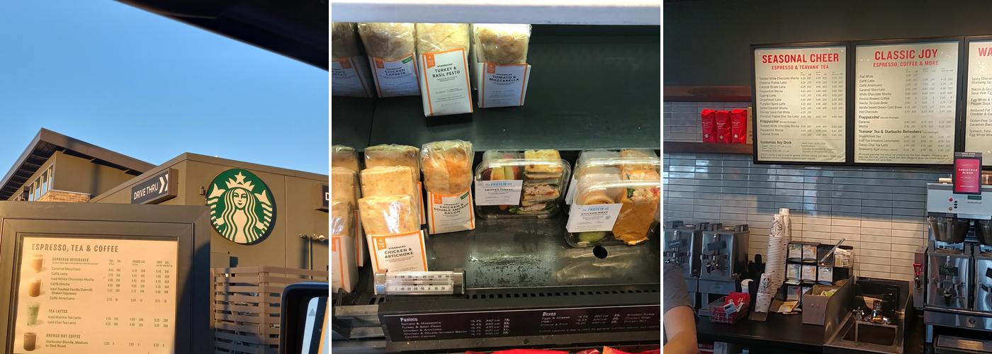 Starbucks Menu