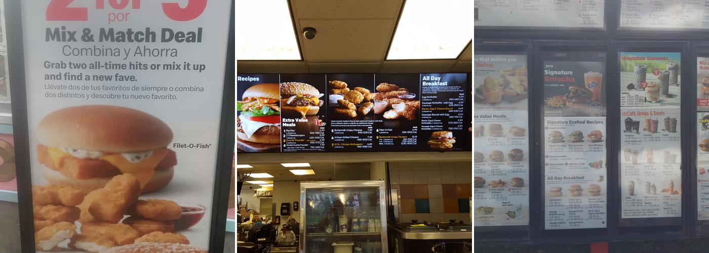 McDonald's Menu