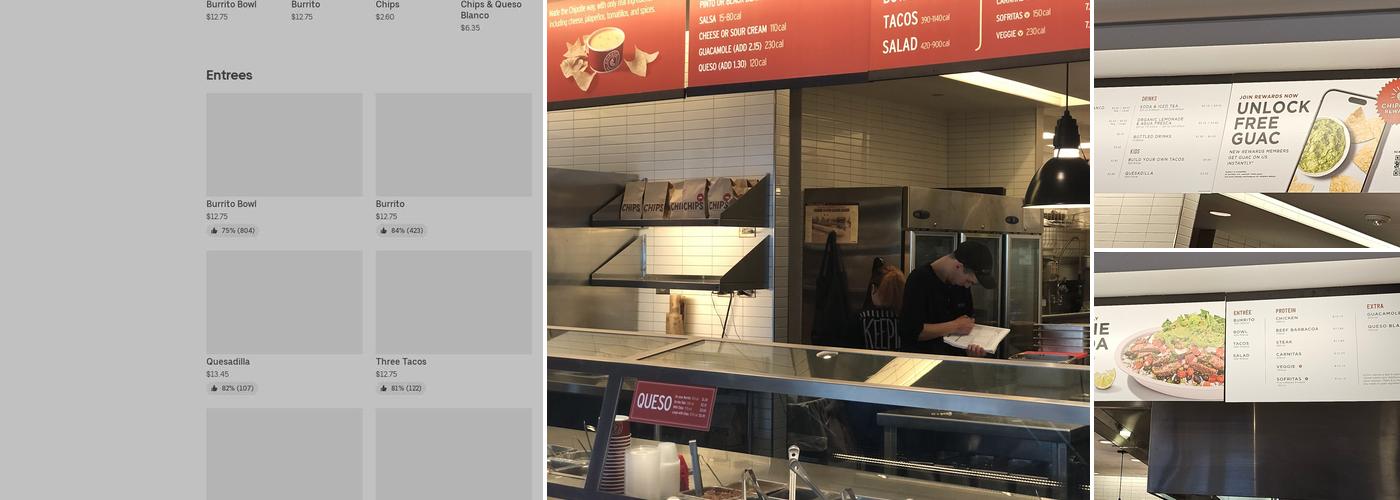 Chipotle Mexican Grill Menu