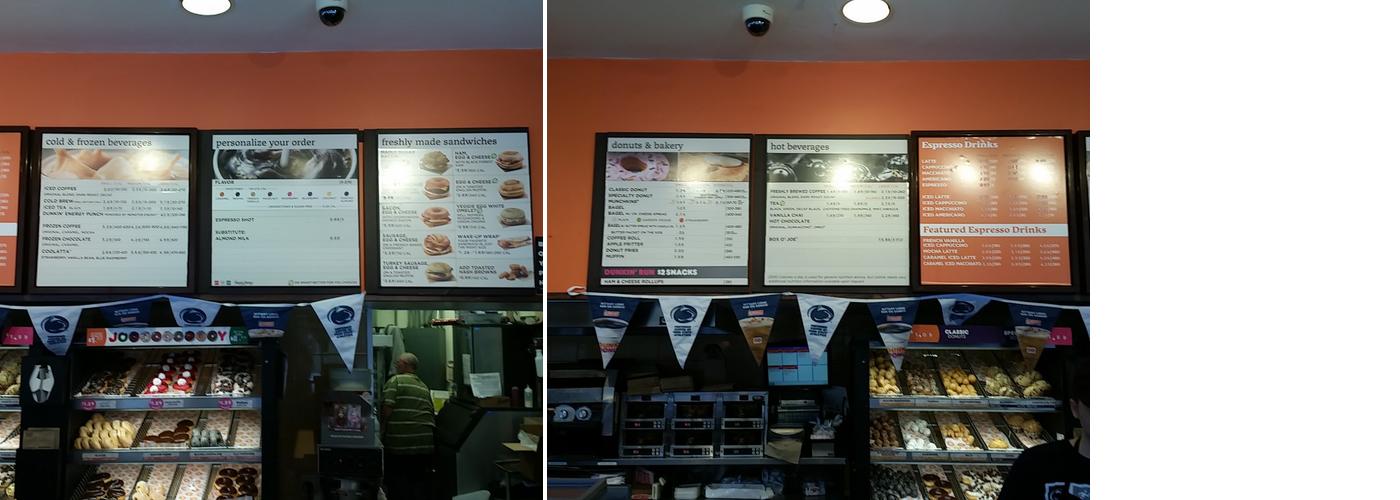 Dunkin' Menu