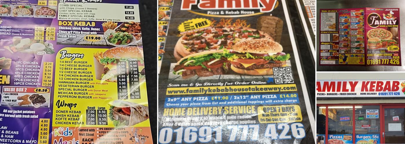 Family Kebab House Menu