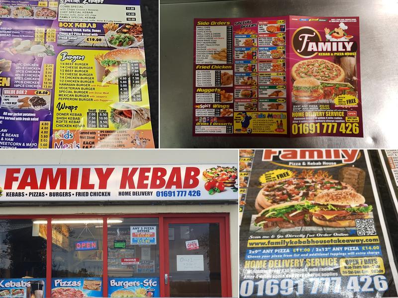 Family Kebab House Menu